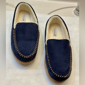 Haggar Men’s indoor/outdoor Microsuede Venetian Slippers size 9.5 to 10 New
